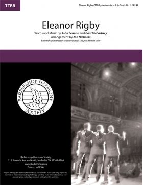 Eleanor Rigby : TTBB & Female Solo : Steve Delehanty : Lennon / McCartney : The Beatles : Sheet Music : 212252