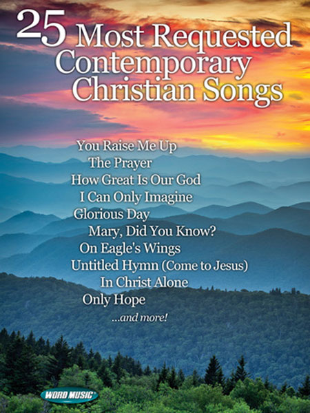 Various : 25 Most Requested Contemporary Christian Songs Singalong Book : Songbook :  : 080689324185