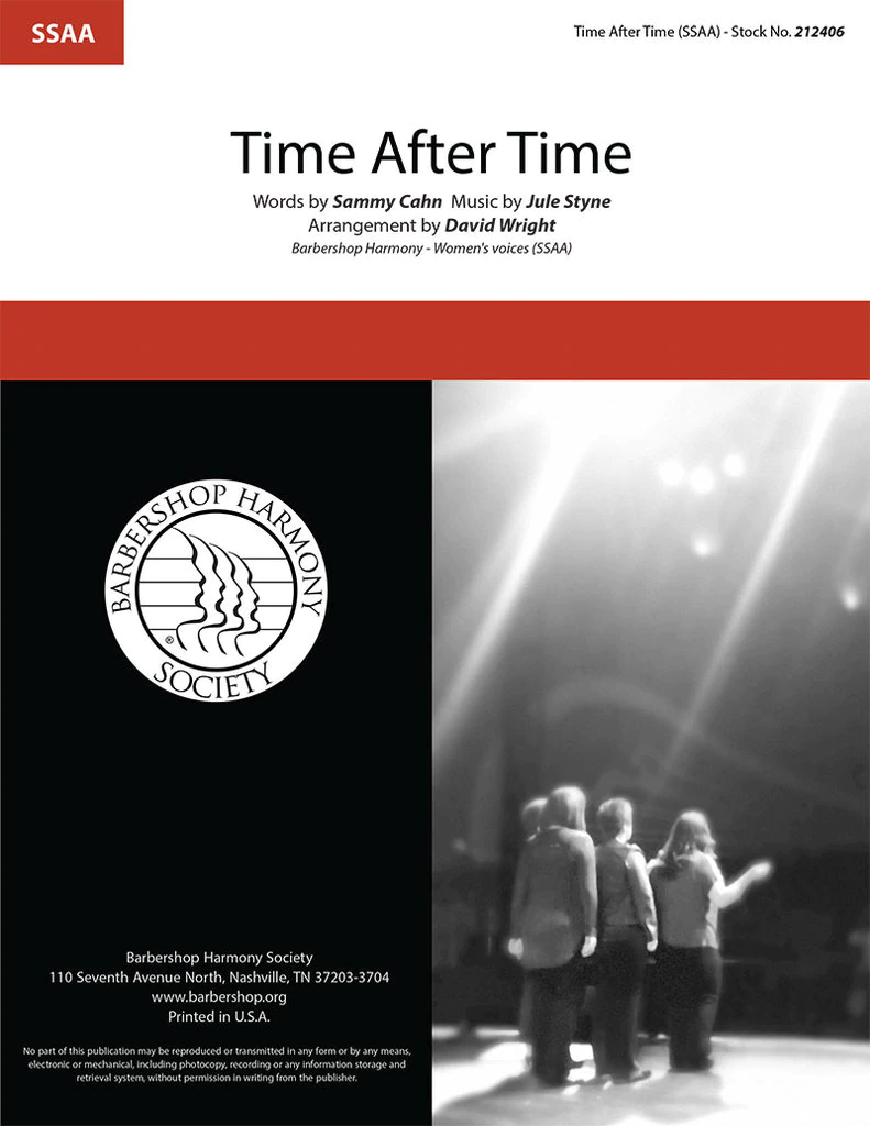 Time After Time : SSAA : David Wright : Jule Styne : Songbook : 212406