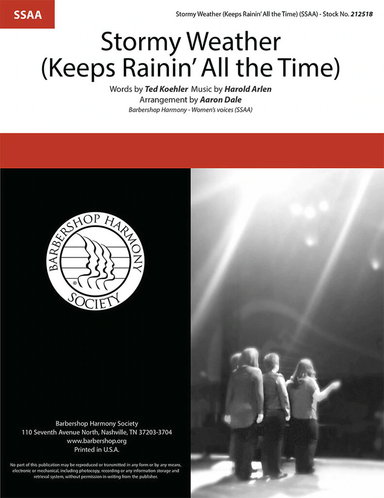 Stormy Weather : SSAA : Aaron Dale : OC Times : Sheet Music : 212518