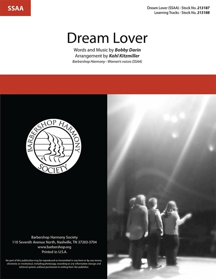 Dream Lover : SSAA : Kohl Kitzmiller : Bobby Darin : Bobby Darin : Sheet Music : 00325441
