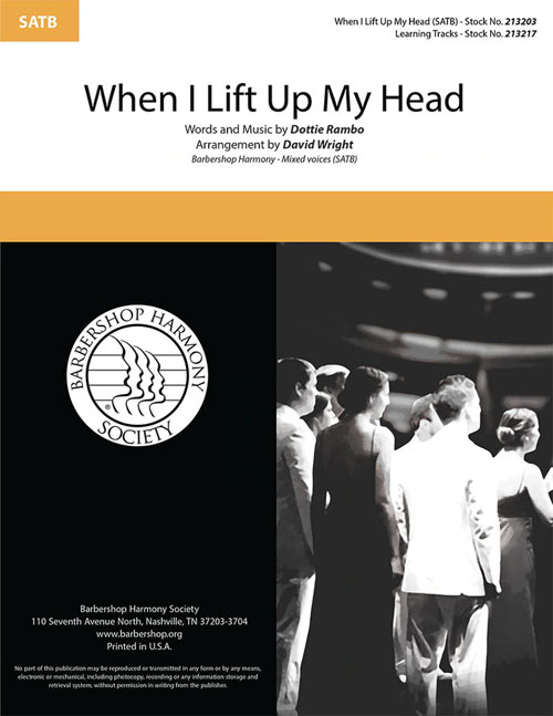 When I Lift Up My Head : SATB : David Wright : Sheet Music : 00362272