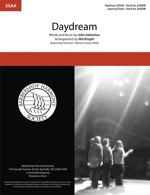 Daydream : SSAA : Mel Knight : John Sebastian : Sheet Music : 00337856