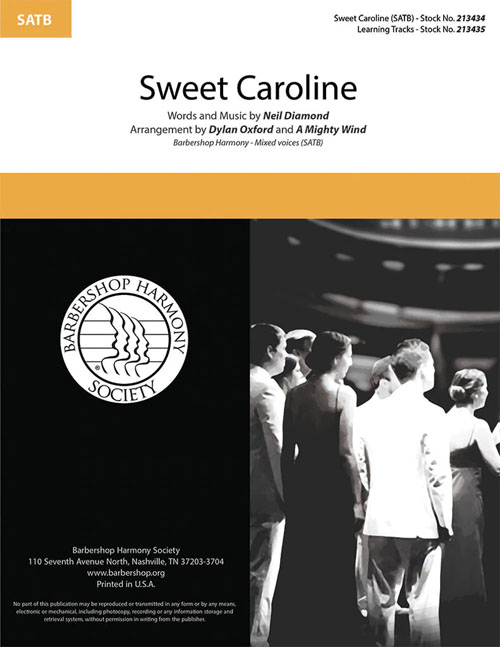 Sweet Caroline : SATB : Dylan Oxford : Sheet Music : 00362243