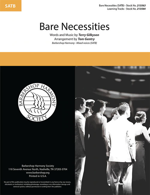 Bare Necessities (from The Jungle Book) : SATB : Tom Gentry : Jungle Book : Digital : 1000363659