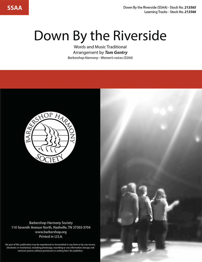 Down By The Riverside : SSAA : Tom Gentry : Traditional : Sheet Music : 00361902