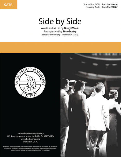 Side By Side : SATB : Tom Gentry : Sheet Music : 213624