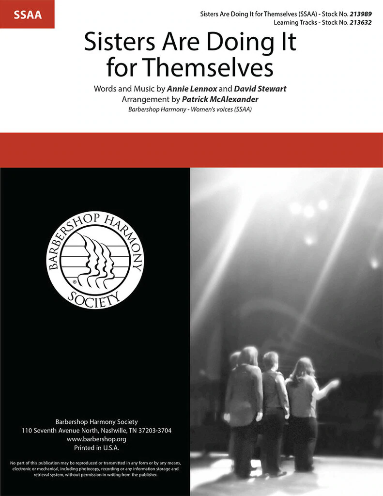 Sisters Are Doing It For Themselves : SSAA : Patrick McAlexander : Aretha Franklin : Sheet Music : 213989