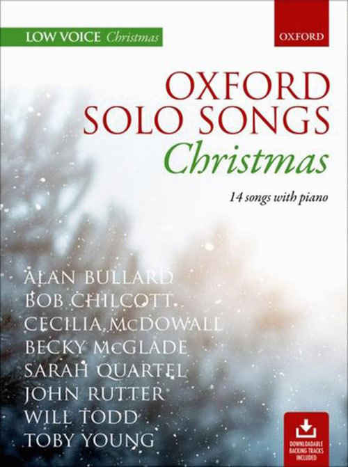 Various Composers : Oxford Solo Songs Christmas - Low Voice : Solo : Songbook & Online Audio : 9780193556799