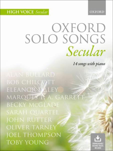 Various Composers : Oxford Solo Songs: Secular - High Voice : Solo : Songbook & Online Audio : 9780193556805