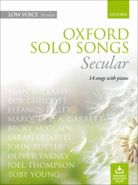 Various Composers : Oxford Solo Songs: Secular - Low Voice : Solo : Songbook & Online Audio : 9780193556812