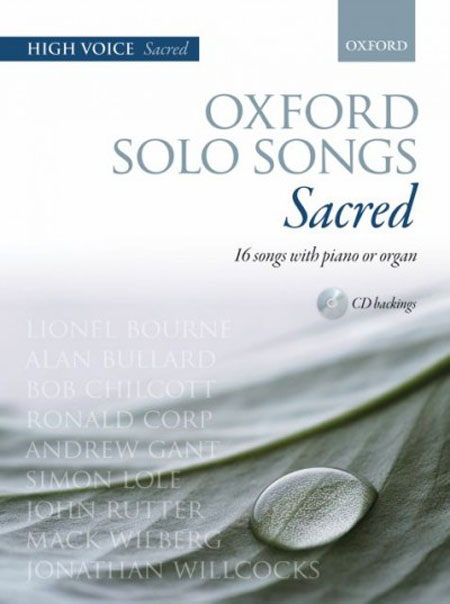 Various Composers : Oxford Solo Songs: Sacred - High Voice : Solo : Songbook & Online Audio : 9780193365810