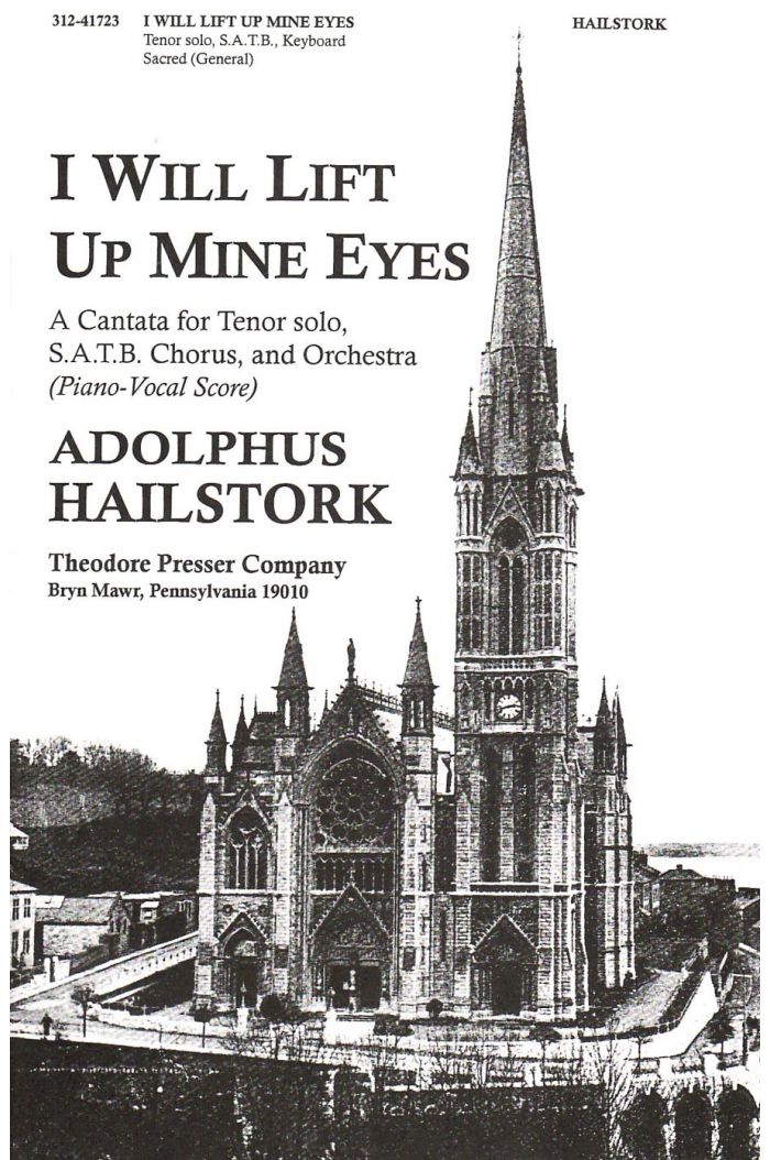 I Will Lift Up Mine Eyes : SATB : Adolphus Hailstork : Sheet Music : 312-41723