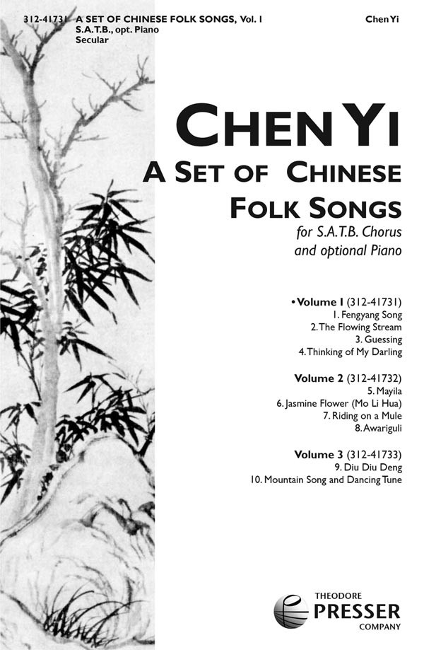 A Set Of Chinese Folk Songs (Volume 1) : SATB : Chen Li : Sheet Music : 312-41731