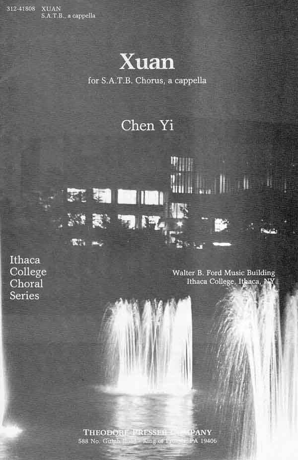 Xuan : SATB : Chen Yi : Sheet Music : 312-41808