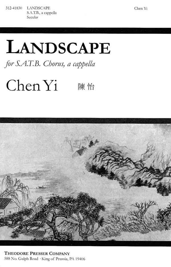 Landscape : SATB : Chen Yi : Sheet Music : 312-41830