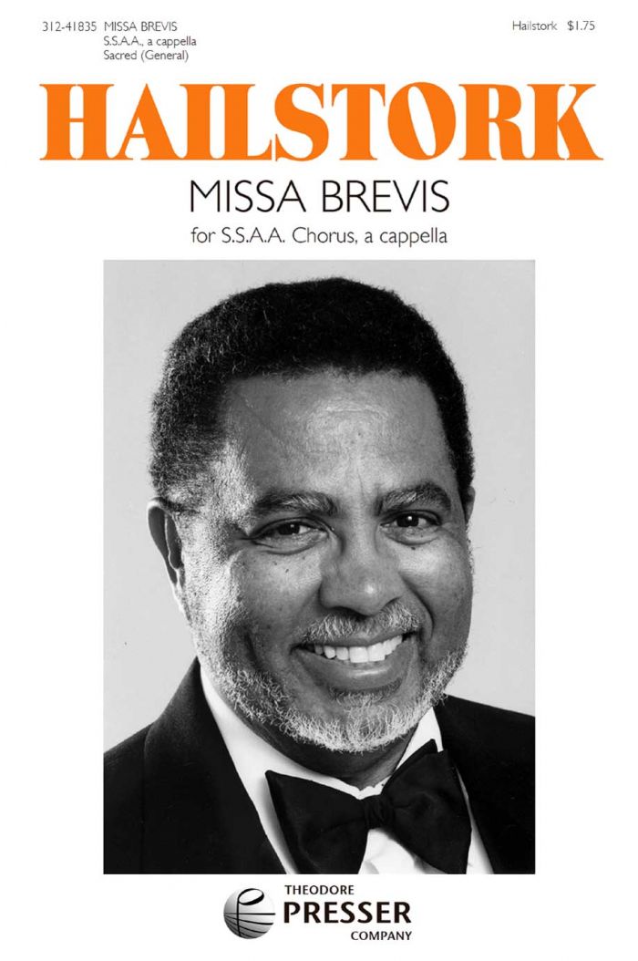 Missa Brevis for Treble Chorus : SSAA : Adolphus Hailstork : Sheet Music : 312-41835