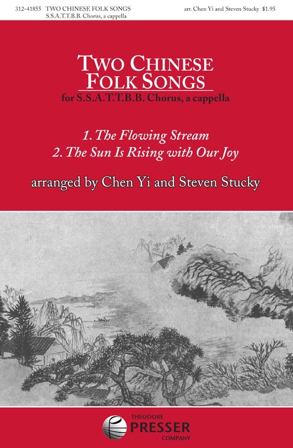 Two Chinese Folk Songs : SSAATTBB : Chen Yi : Sheet Music : 312-41855