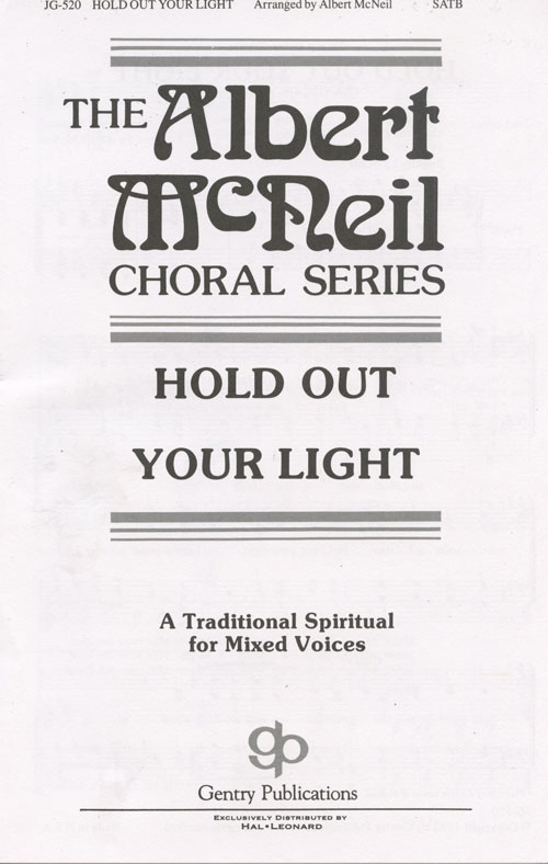 Albert McNeil : Al McNeil Spirituals : SATB : Sheet Music Collection