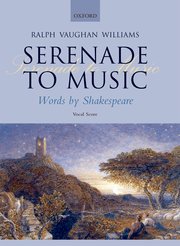 Ralph Vaughan Williams : Serenade to Music : SATB : Songbook : 9780193360020 : 9780193360020