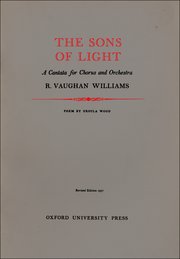 Ralph Vaughan Williams : The Sons of Light : SATB : Songbook : 9780193395015 : 9780193395015
