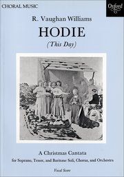 Ralph Vaughan Williams : Hodie (This Day) : SATB : Songbook : 9780193395510 : 9780193395510