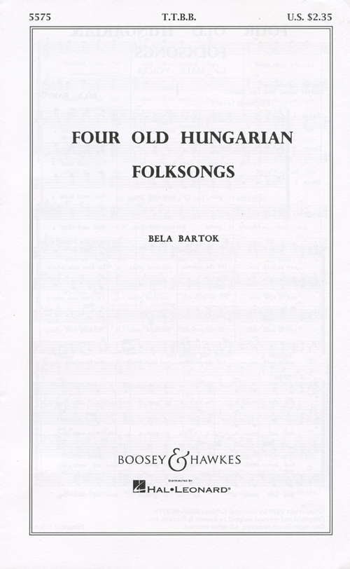 Four Old Hungarian Folksongs : TTBB : 0 : Sheet Music : 48003538 : 073999186666