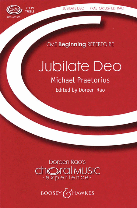 Jubilate Deo : SATB : Doreen Rao : Michael Praetorious : Sheet Music : 48004144 : 073999553550