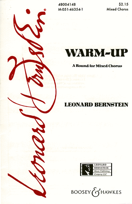 Warm-Up : SATB : Leonard Bernstein : Sheet Music : 48004148 : 073999226287