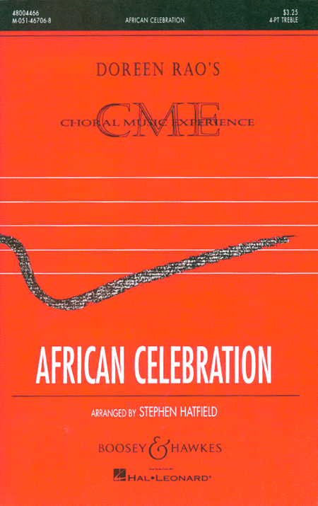 African Celebration : SSAA : Stephen Hatfield : Songbook : 48004466 : 073999087666
