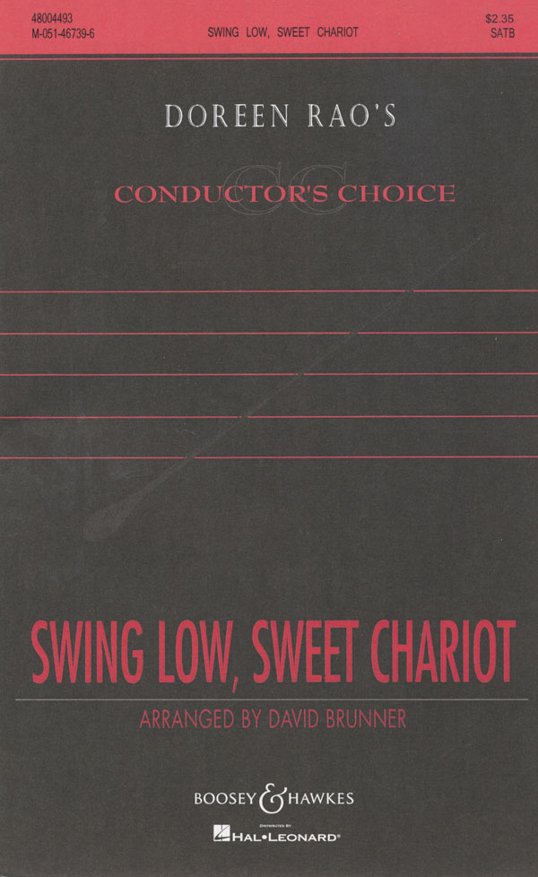 Swing Low, Sweet Chariot : SATB : David L. Brunner : Wallis Willis : Sheet Music : 48004493 : 073999044935