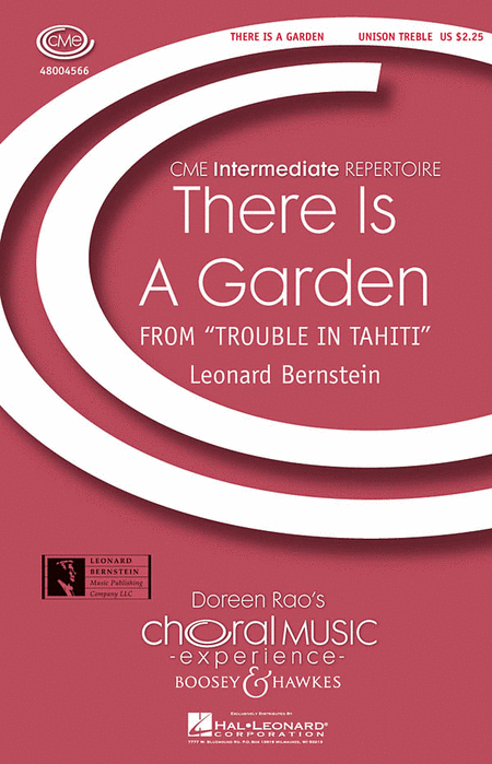 There Is a Garden : Unison : Leonard Bernstein : Leonard Bernstein : Sheet Music : 48004566 : 073999555745