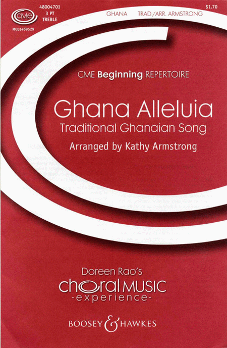 Ghana Alleluia : SSA : Kathy Armstrong : Sheet Music : 48004701 : 073999399363
