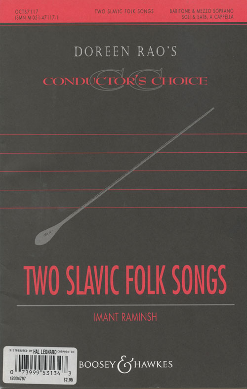 Two Slavic Folk Songs : SATB : Imant Raminsh : Sheet Music : 48004797 : 073999531343
