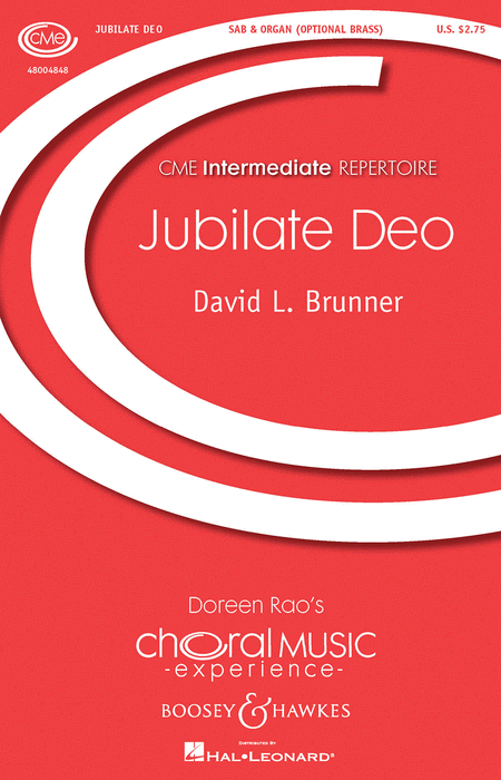 Jubilate Deo : SAB : David L. Brunner : Sheet Music : 48004848 : 073999048483