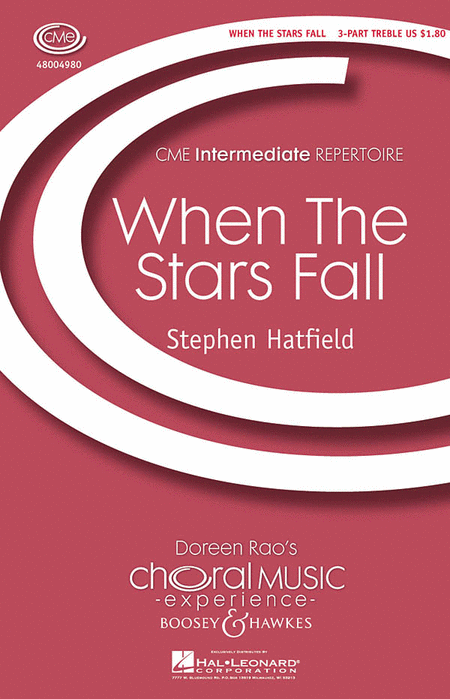 When the Stars Fall : SSA : Stephen Hatfield : Sheet Music : 48004980 : 073999286816