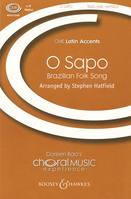 O Sapo : SSATB : Stephen Hatfield : Sheet Music : 48005032 : 073999669398