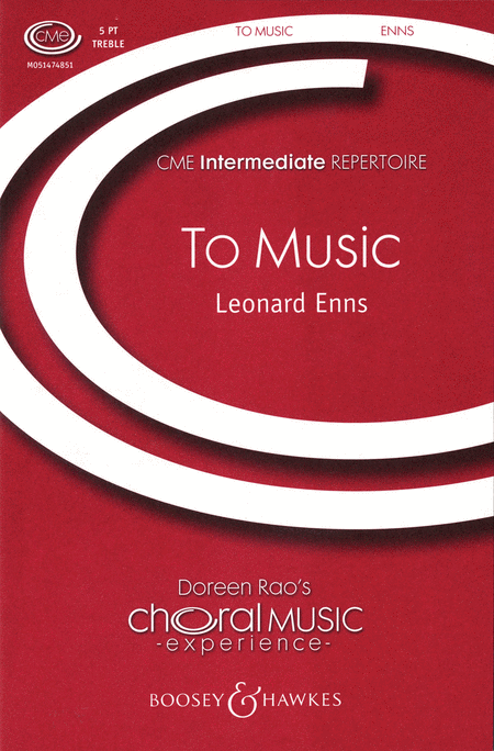 To Music : SSAAA : Leonard Enns : Leonard Enns : Sheet Music : 48005151 : 073999184648