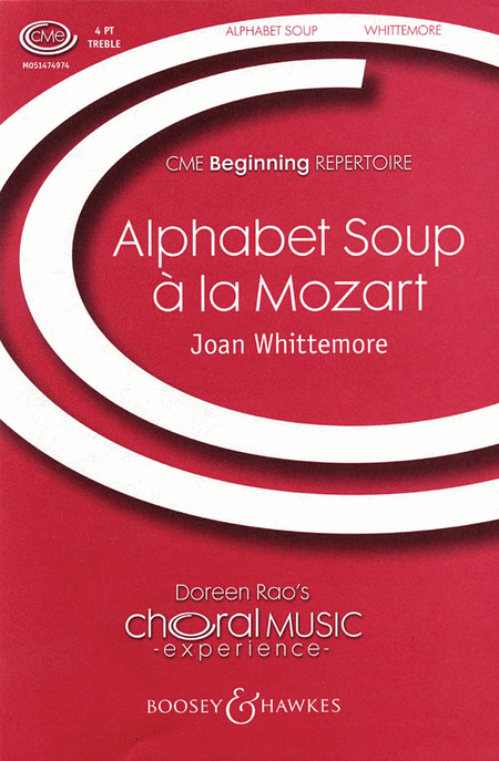 Alphabet Soup a la Mozart : SSAA : Joan Whittemore : Sheet Music : 48005163 : 073999086959