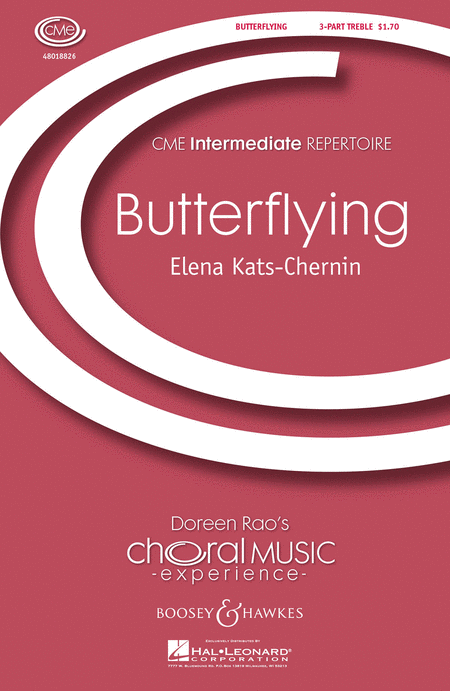 Butterflying : 3-Part : Elena Kats-Chernin : Sheet Music : 48018826 : 073999188264