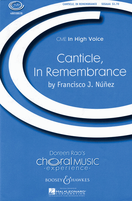 Canticle, In Remembrance : SSA : Francisco J. Nunez : Sheet Music : 48018828 : 073999223484