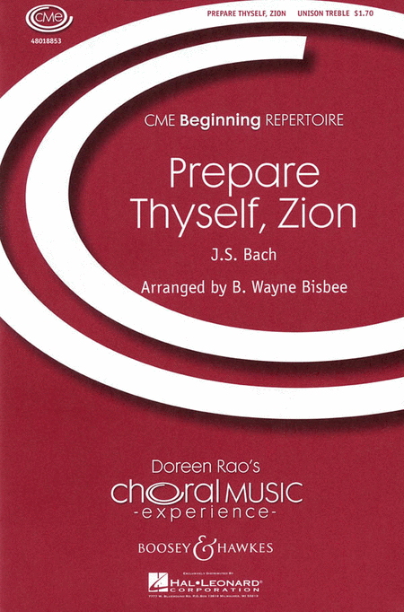 Prepare Thyself, Zion : Unison : B. Wayne Bisbee : Sheet Music : 48018853 : 073999188530