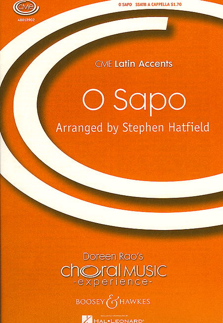 O Sapo : SSATB : Stephen Hatfield : Sheet Music : 48018902 : 073999364538