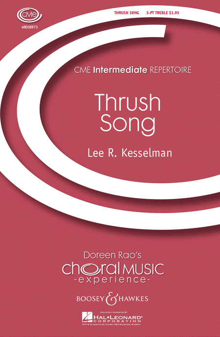 Thrush Song : SSA : Lee Kesselman : Lee Kesselman : Sheet Music : 48018973 : 073999189735