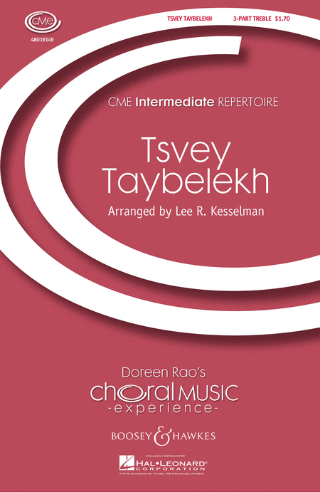 Tsvey Taybelekh (The Two Doves) : SSA : Lee Kesselman : Sheet Music : 48019149 : 884088063078