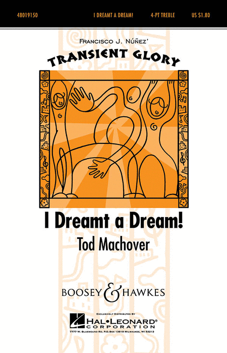 I Dreamt A Dream : SSAA : Tod Machover : Tod Machover : Sheet Music : 48019150 : 884088063085
