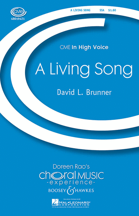 A Living Song : SSA : David L. Brunner : Sheet Music : 48019421 : 884088135911