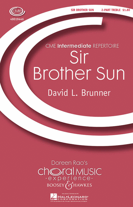 Sir Brother Sun : 2-Part : David L. Brunner : David L. Brunner : Sheet Music : 48019446 : 884088143473