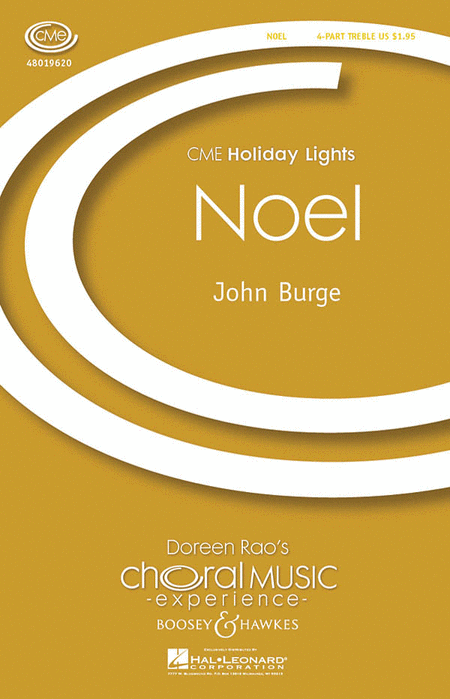 Noel : SSAA : John Burge : John Burge : Sheet Music : 48019620 : 884088168032