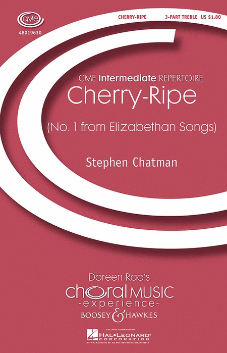 Cherry-Ripe : SSA : Stephen Chatman : Stephen Chatman : Sheet Music : 48019630 : 884088171216